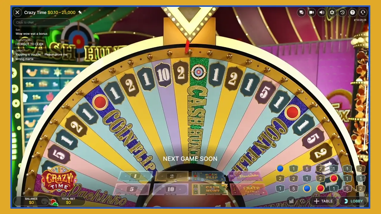 كيف تتخذ خطواتك الأولى في Crazy Time؟ كيف تتخذ خطواتك الأولى في Crazy Time؟